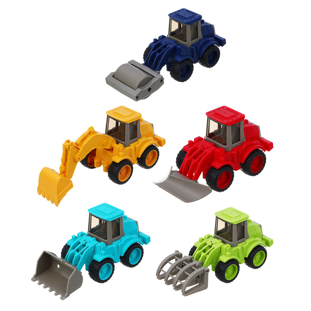 ИГРОЛЕНД Машинка "Агротехника", инерция, РР, 12х7х6,2 см, 5 дизайнов - #2