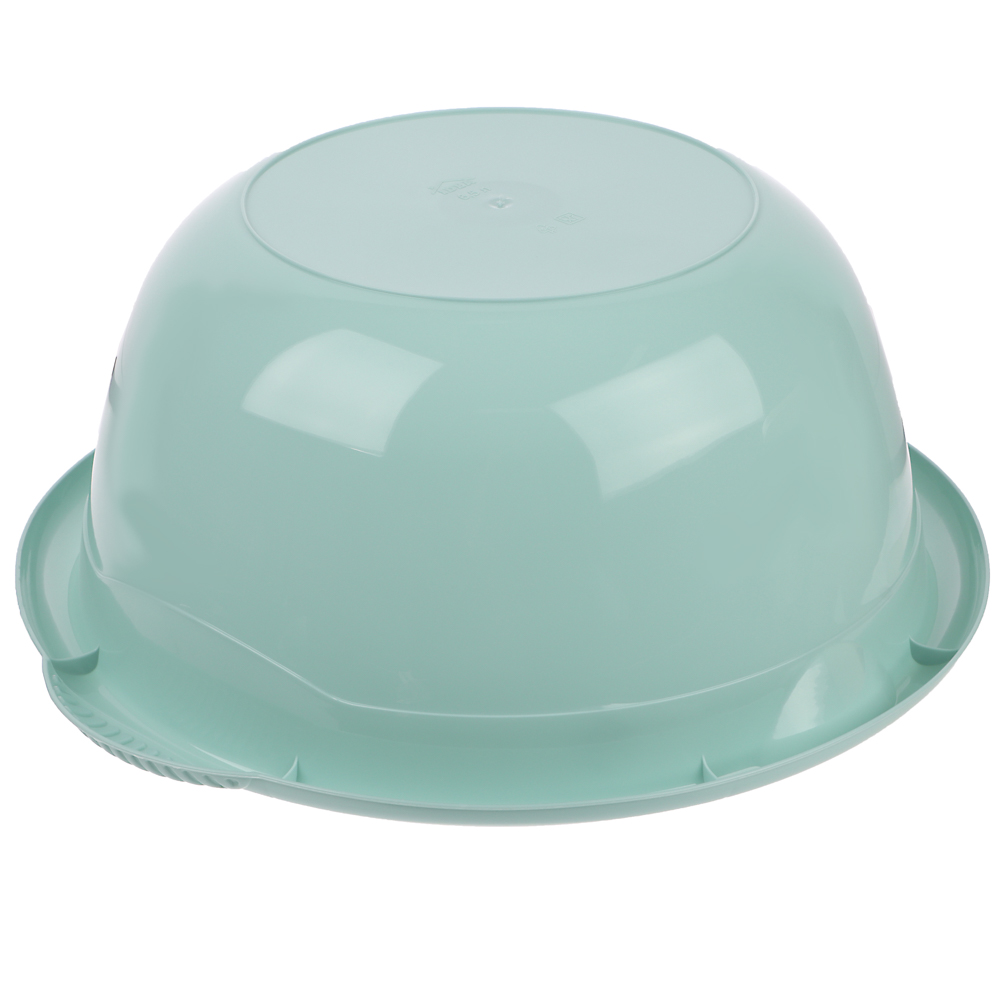 Таз 6,5 л цвет латте, морская волна - #5