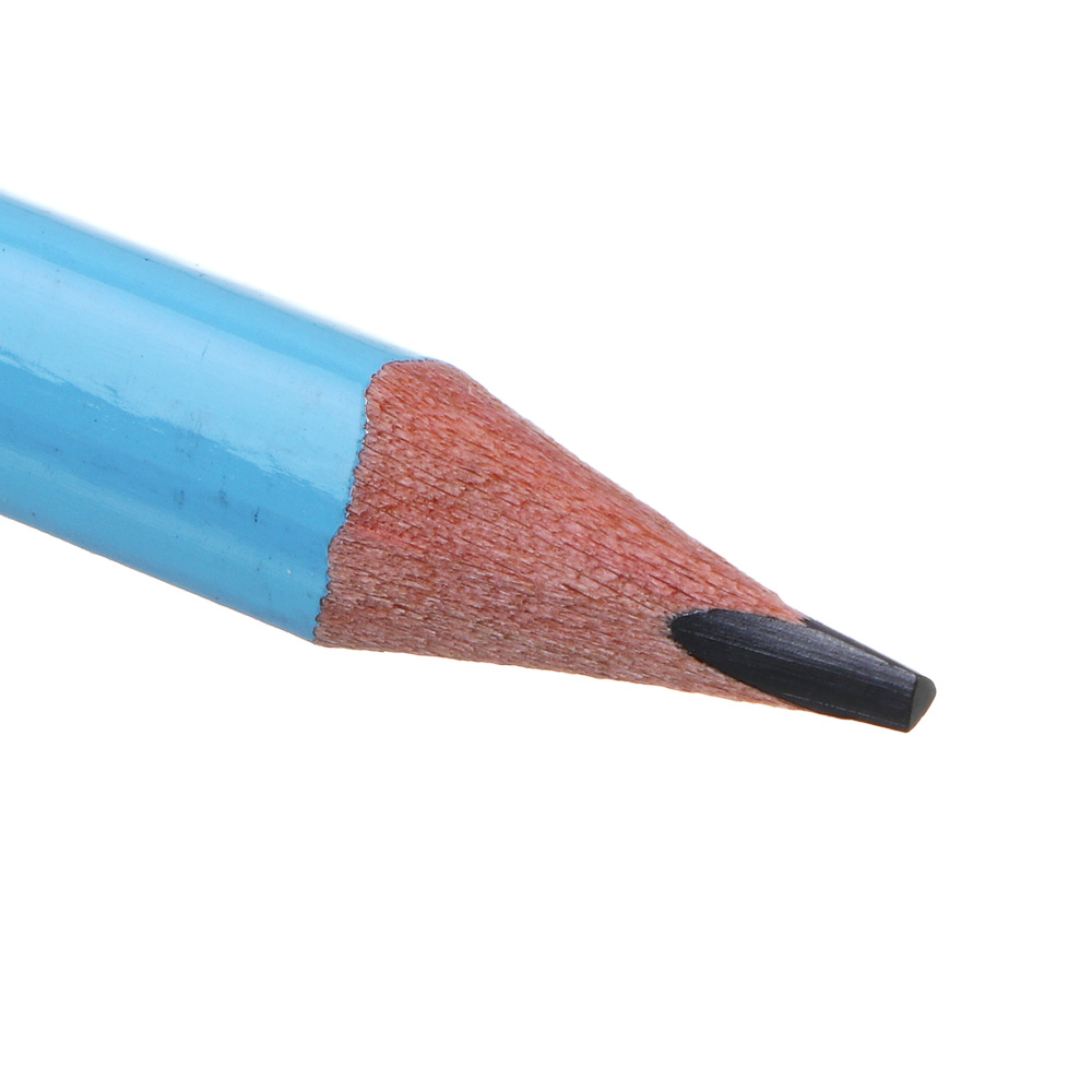 Карандаши чернографитные ClipStudio 3 шт, с ластиком, HB, дерево, трехгранный корпус неон/пастель - #5