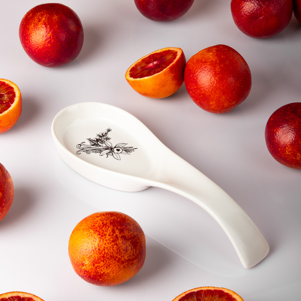 MILLIMI Китчен Подставка для ложки, 23х7х3,5см, керамика - #9