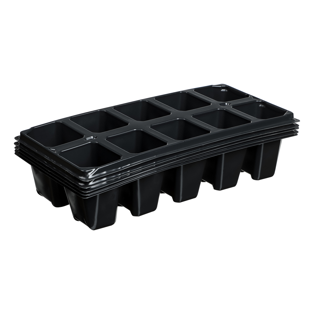 Кассета для рассады 10 ячеек (набор 5шт), полистирол - #1