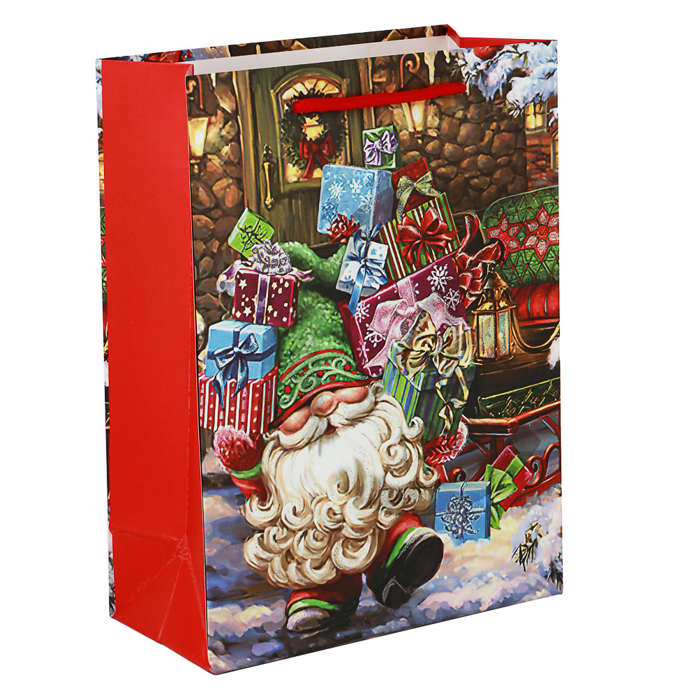 Пакет подарочный Сноубум "Дед Мороз", 18x24x8,5 см - #2