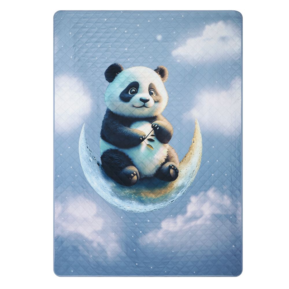 PROVANCE Панда Покрывало стеганое 140х200см, 100% полиэстер - #1