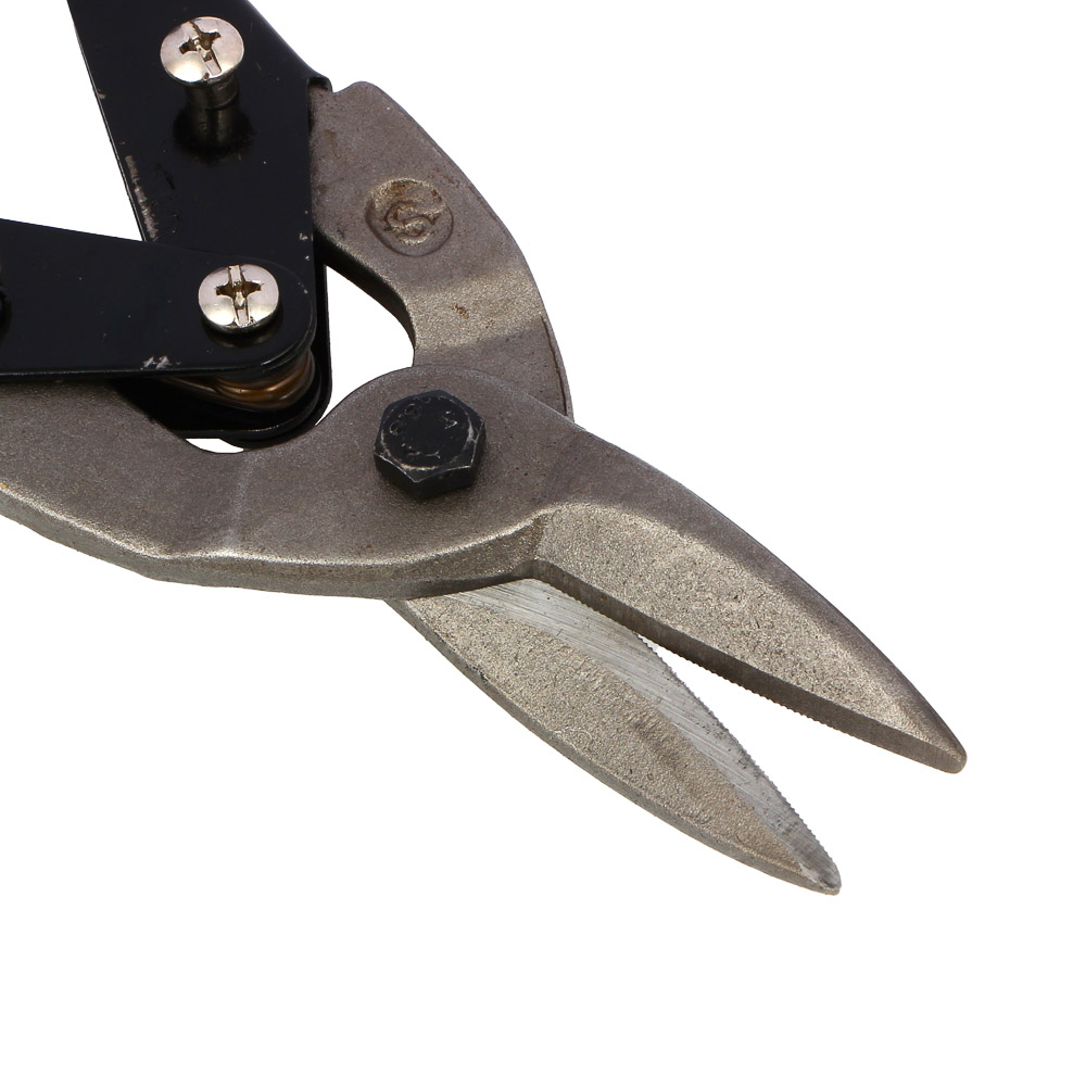 Ножницы по металлу РОКОТ, пластиковая рукоятка, прямой рез, 250 мм - #5