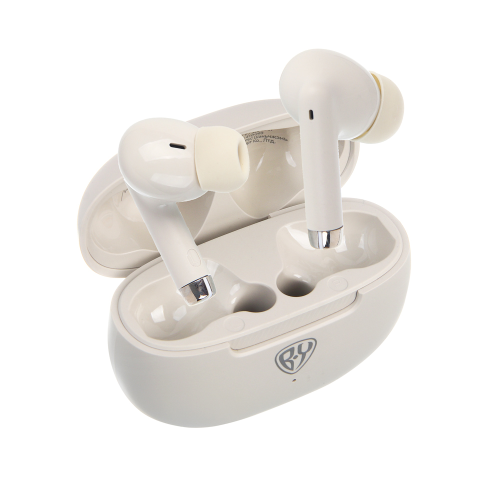 Наушники беспроводные TWS BY Voxta, внутриканальные, 35/320 мАч, BT5.4, бежевый - #7