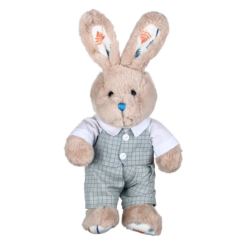 Сувенир интерьерный в виде зайца, 40 см, полиэстер, мальчик в костюме - #1