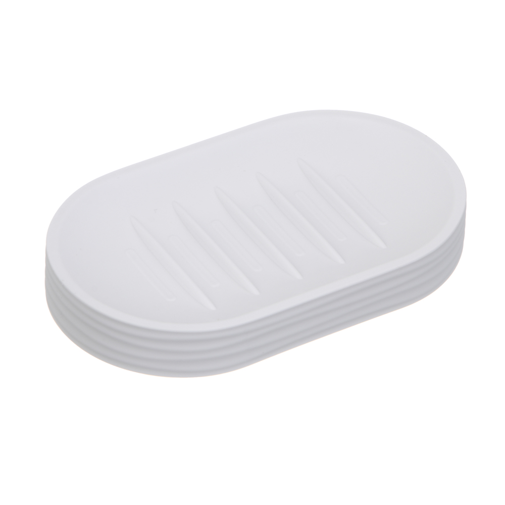 Мыльница тм VETTA Тренто, пластик, PP, белый, 14,5x8,8x2см - #1