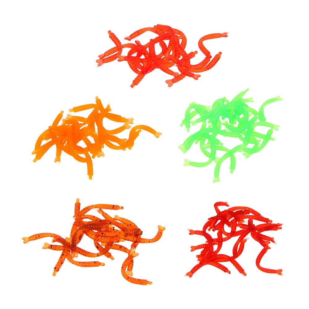 Насадка "МОТЫЛЬ" тм AZOR FISHING, силиконовая, со вкусом креветки - #1