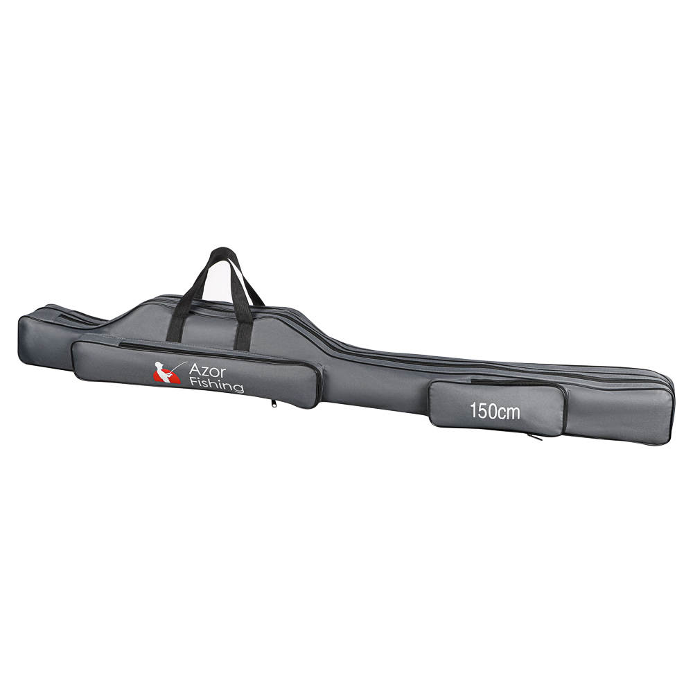 Чехол для удочек тм AZOR FISHING, полиэстер, c карманом, 2 отсека, 150см, 600 Den - #2