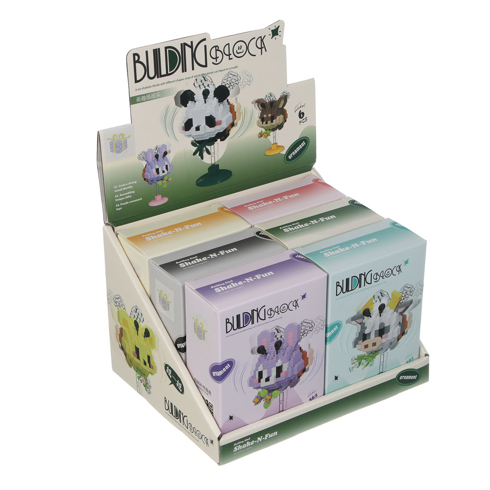 ИГРОЛЕНД Конструктор "Зверопчёл", 9х4,5х12 см, ABS, 6 видов - #5