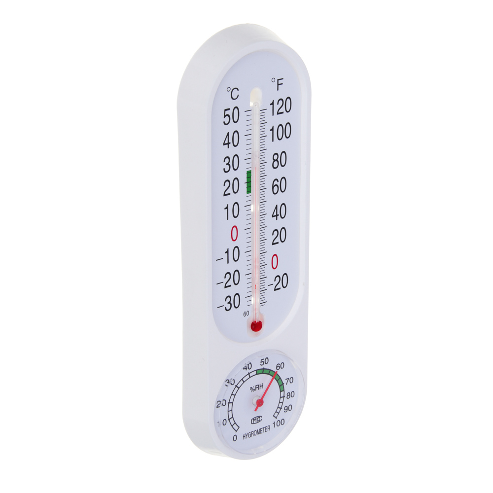 VETTA Термометр вертикальный, измерение влажности воздуха, 23x7см, пластик, блистер - #2