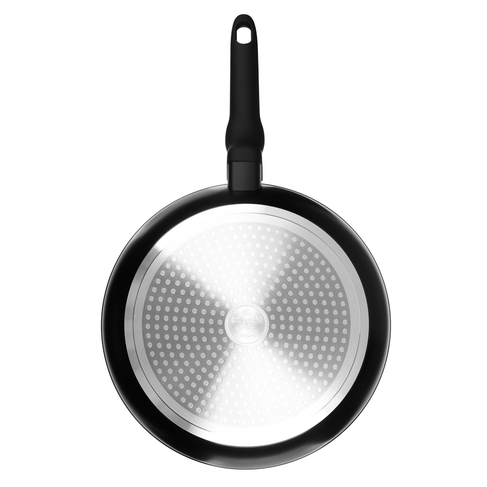 SATOSHI Стоун Сковорода литая с крышкой d26см, антипригарное покрытие мрамор, индукция - #6