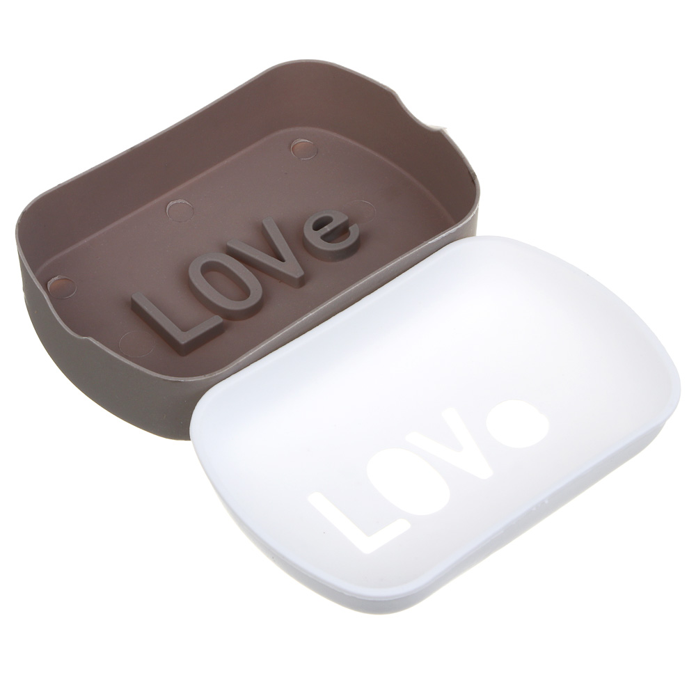 VETTA Love Мыльница, пластик, 13х8,5х3 см - #4