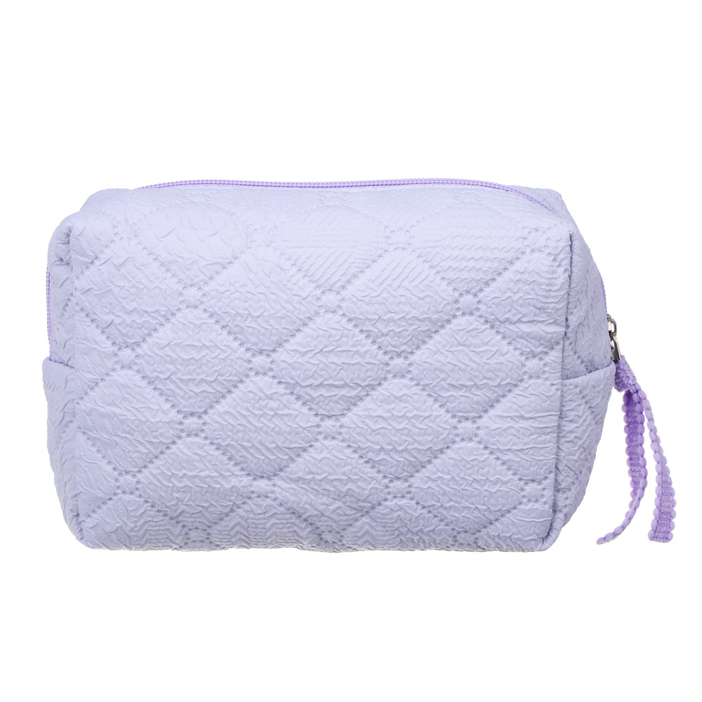 ЮL Косметичка стеганая дутая Килт, 100% ПЭ, 17х12х8см, 2 цвета - #5