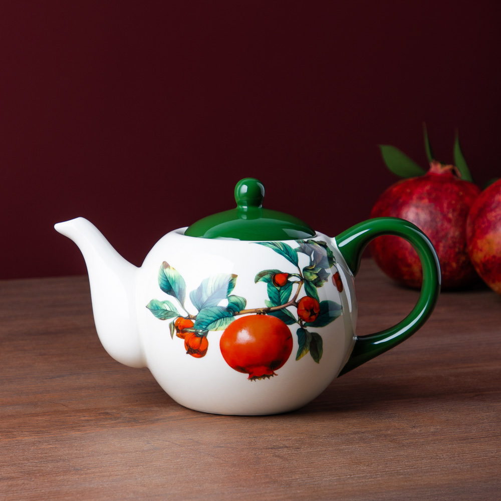 MILLIMI Гранат Чайник, 900мл, керамика - #7