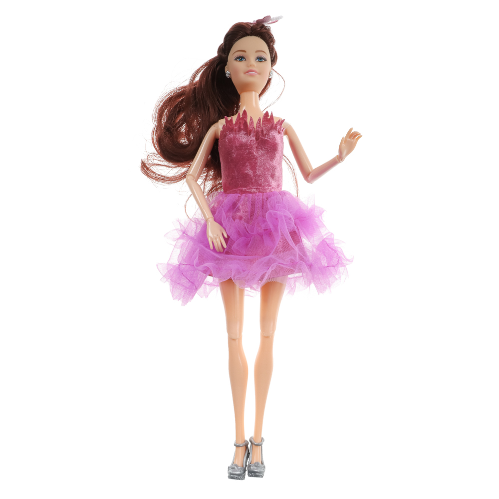 ИГРОЛЕНД Кукла нарядная шарнирная, 29 см, PP, PVC, полиэстер, 8х4х32 см, 4 дизайна - #19