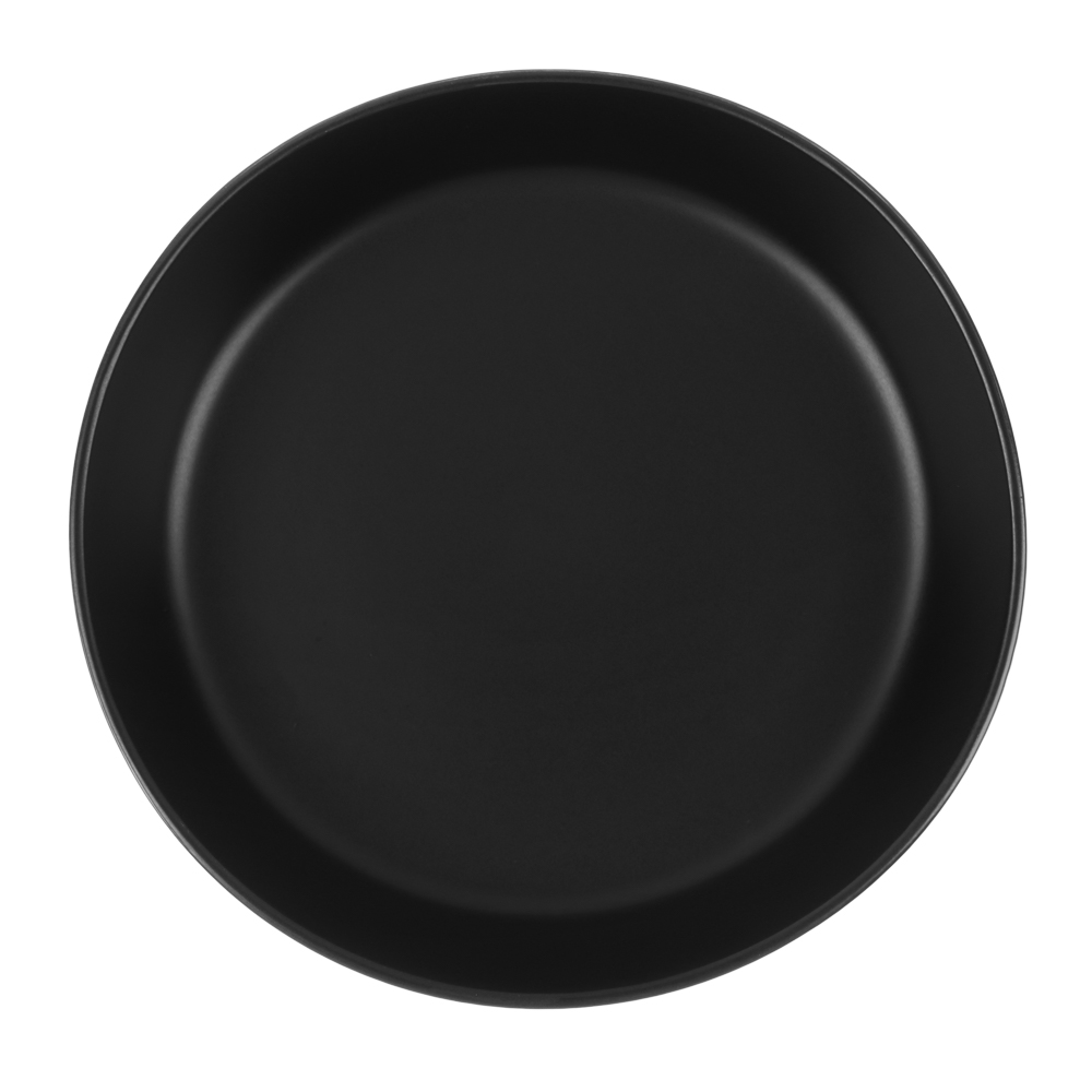 MILLIMI Монблан тарелка для супа 20x5см, 800мл, керамика, черный - #5