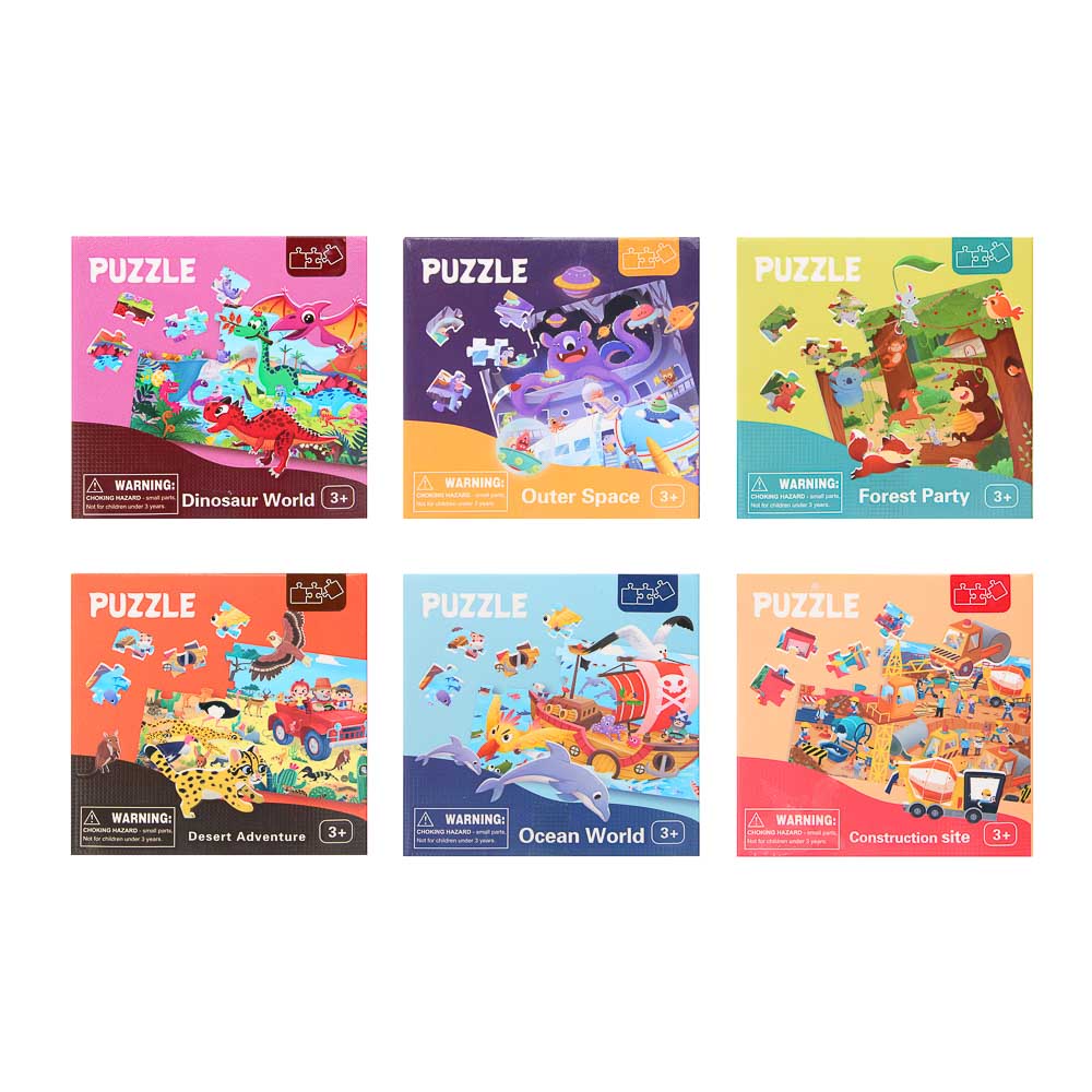 Пазл для малышей, картон, 64 элемента, 12х12х3,5см - #2