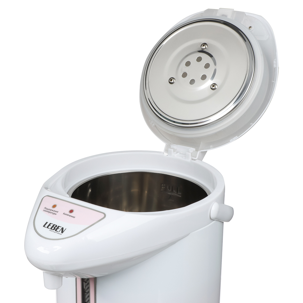 LEBEN Чайник-термопот 2,8л, 750Вт, автоматич. поддержание температ., механич.помпа - #10