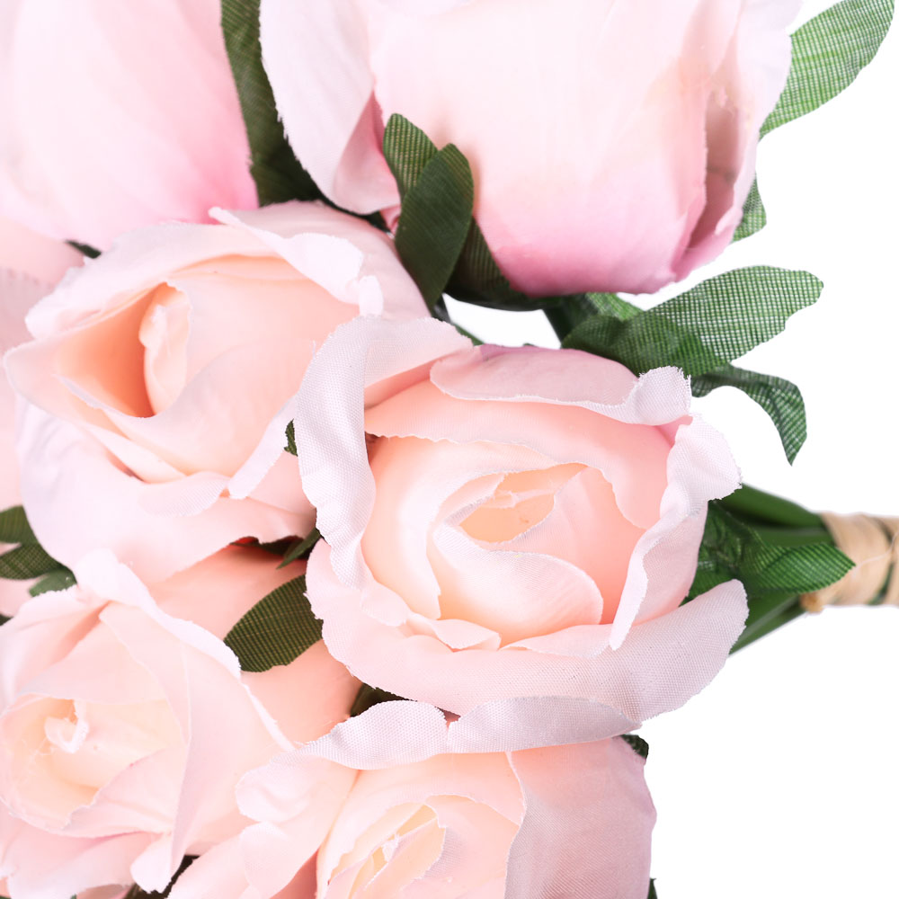 LADECOR Букет роз, 25см, пластик, полиэстер, 11 роз, 6 цветов - #3