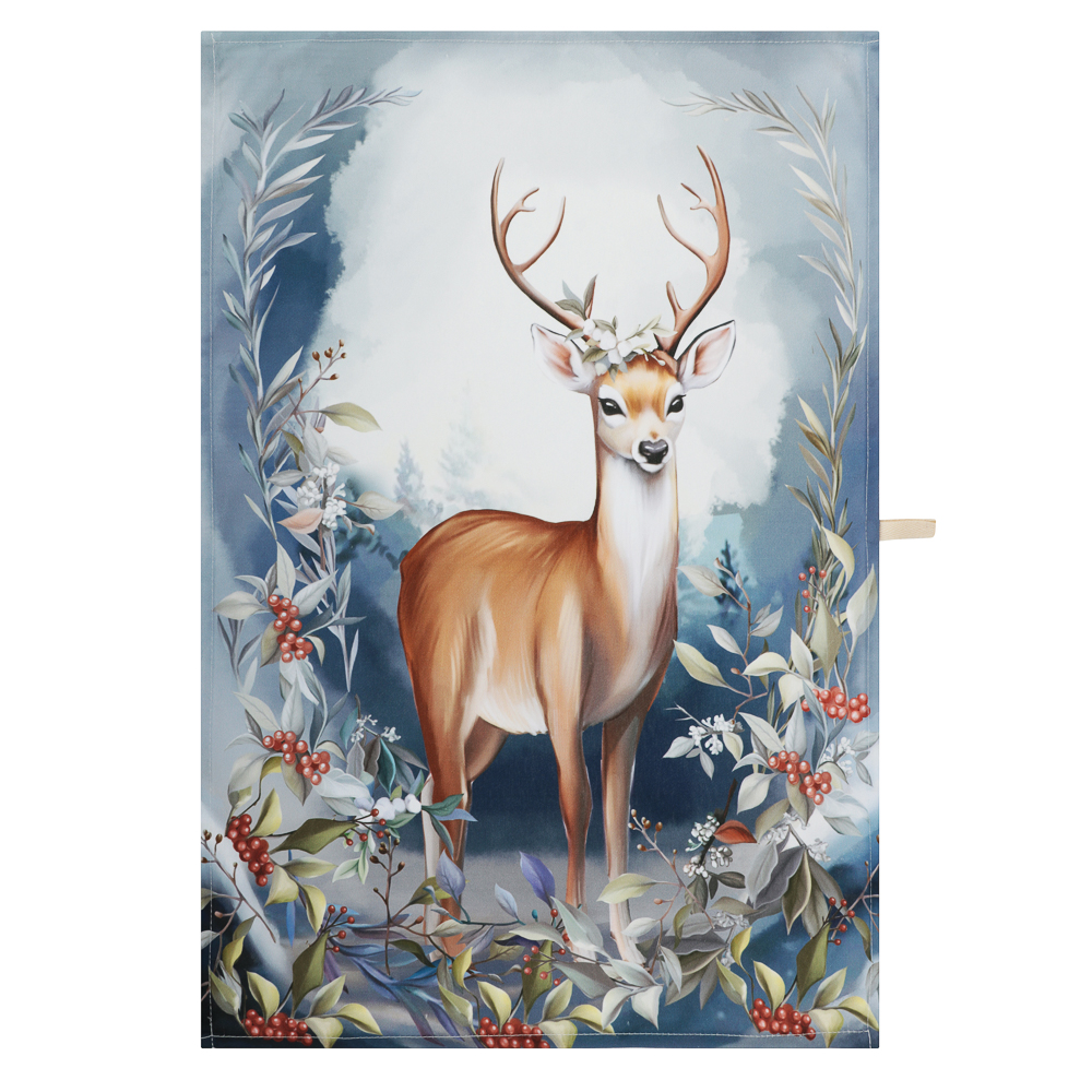 PROVANCE Нордик Полотенце кухонное, 40х60см, 100% хлопок, олень - #1