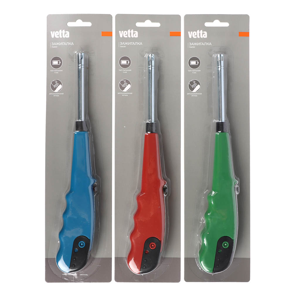 Зажигалка пьезо тм VETTA, пластик, WH-819, АА батарейка (нет в комплекте) - #15