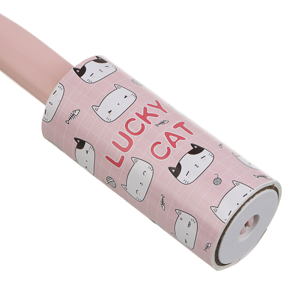 Ролик для чистки одежды с кошачьей лапкой + 2 сменных блока, 40 листов, пластик - #7