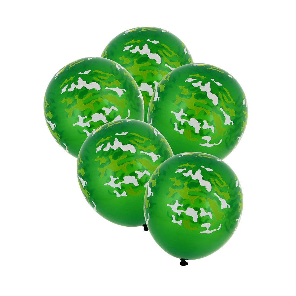 Набор воздушных шаров BY, 5 шт, 12" - #1