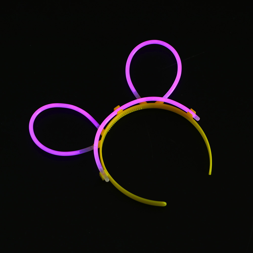 Неоновый ободок, диаметр ободка 10,5см, пластик, 4 цвета - #2