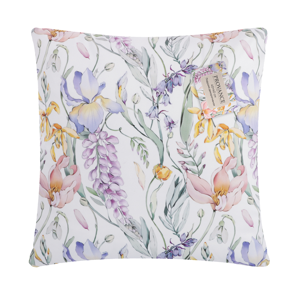 PROVANCE Ботаника Подушка декоративная 40х40см, 100% полиэстер, 3 дизайна - #11