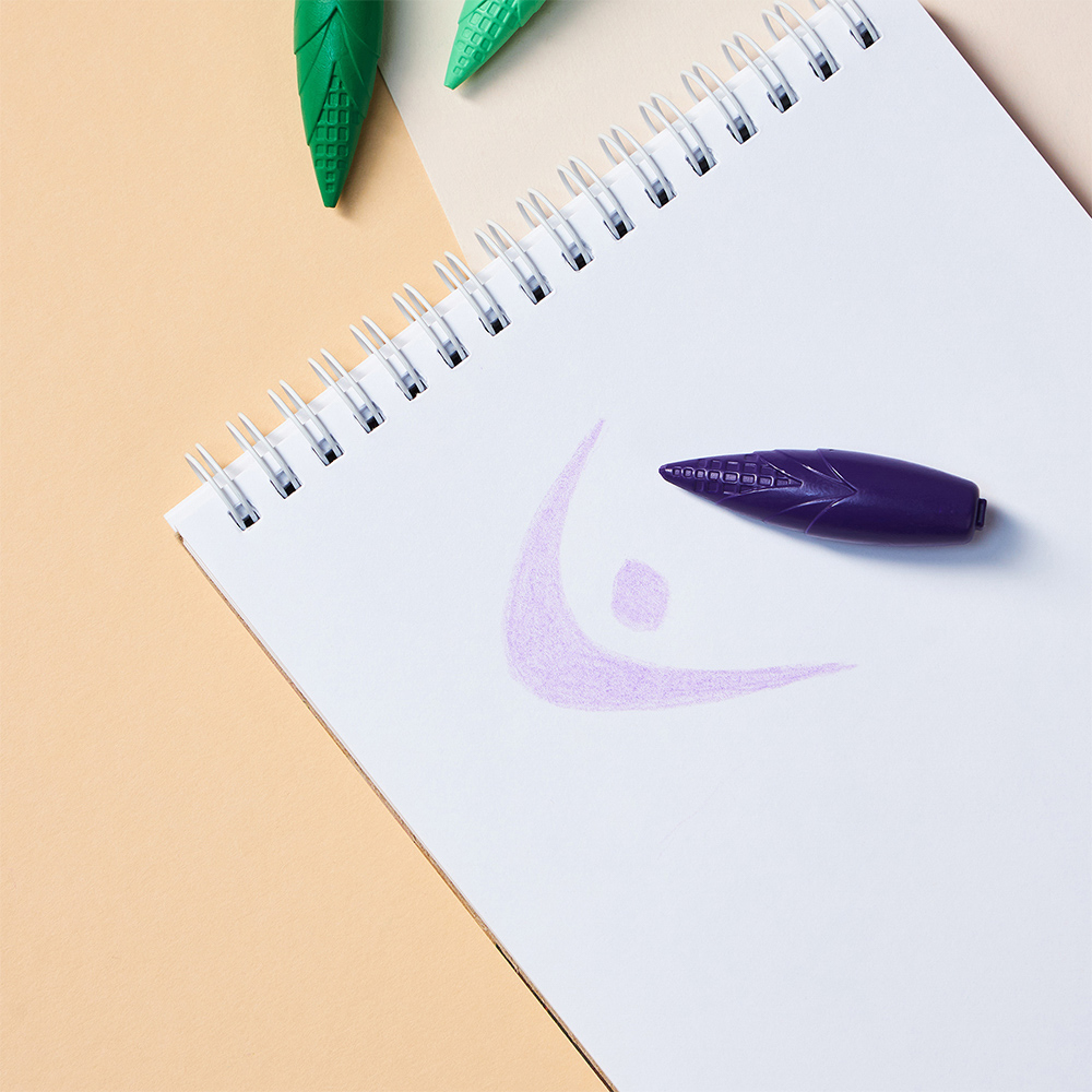 BY Русские Супергерои Мелки восковые пластиковые, 24 цвета, в форме кукурузы, 5,2 см, "Джуниор" - #11