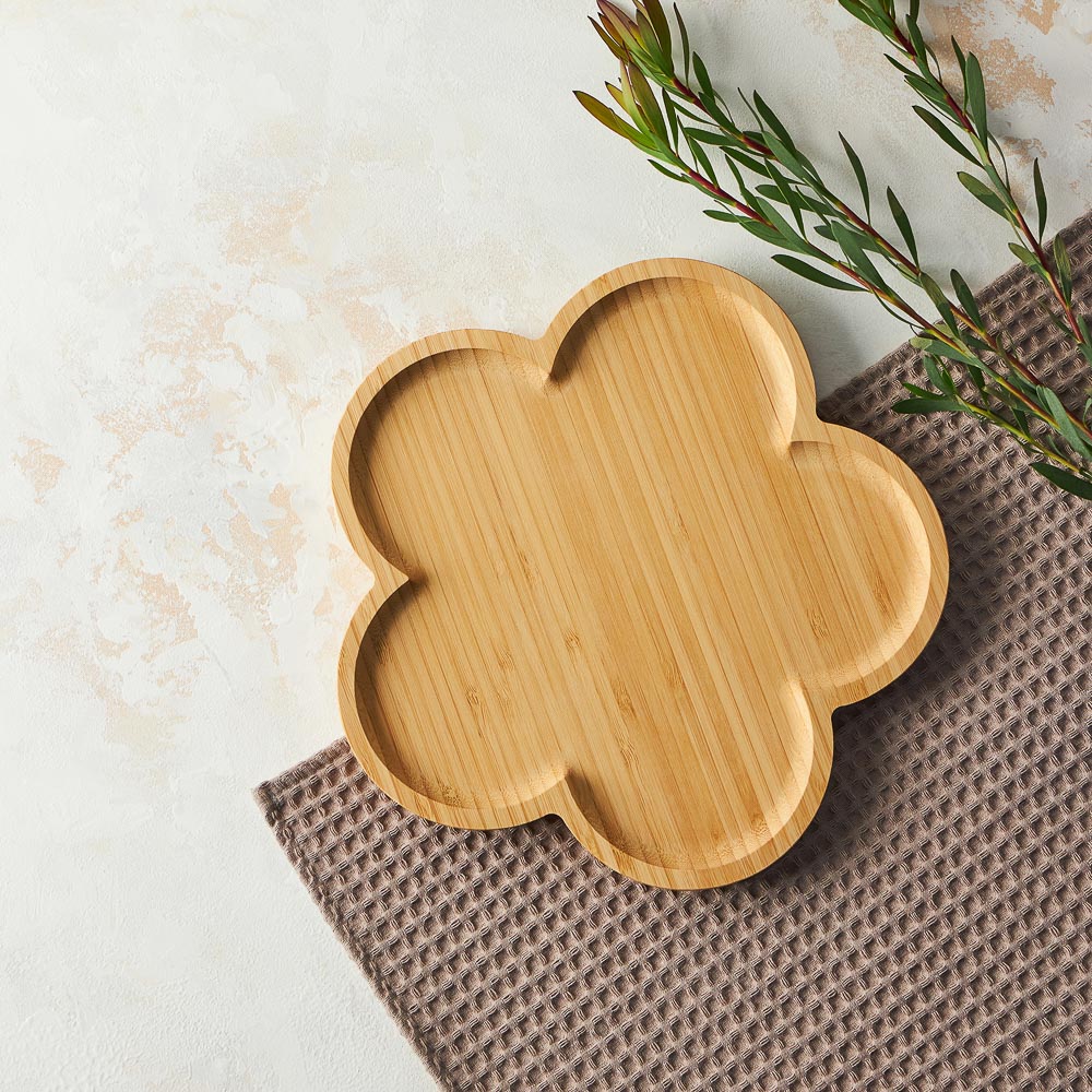 VETTA Поднос сервировочный, бамбук, 24x24x1,5см - #5