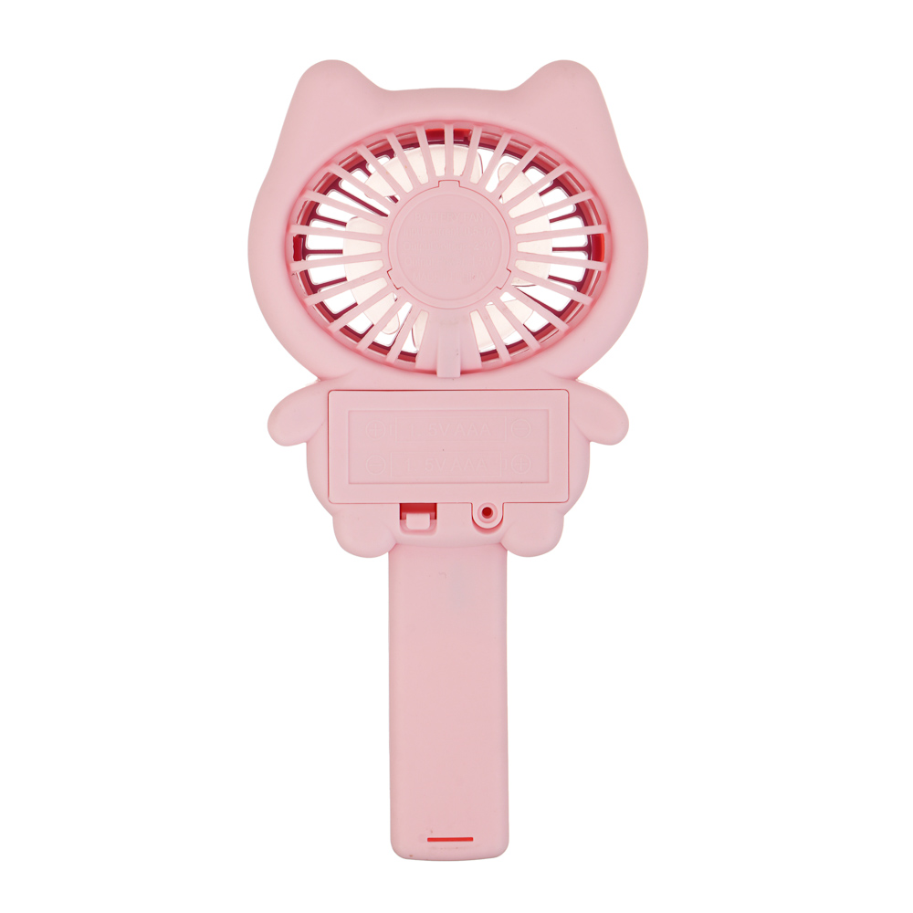 Вентилятор ручной портативный, 1 скорость, 1,5V, 2хАА/ААА, PP, 9х5,5х18 см, тм ИГРОЛЕНД - #8