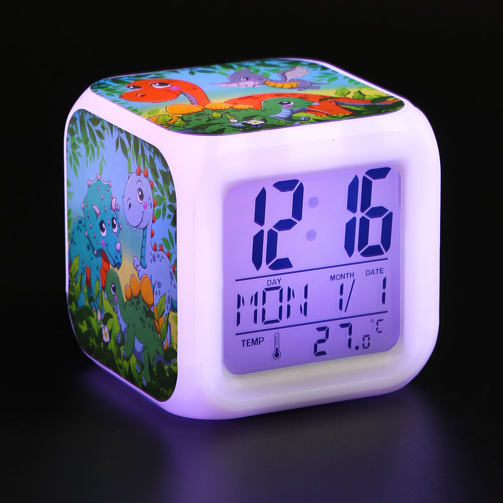 Часы-будильник Ladecor chrono, календарь, термометр, подсветка - #1