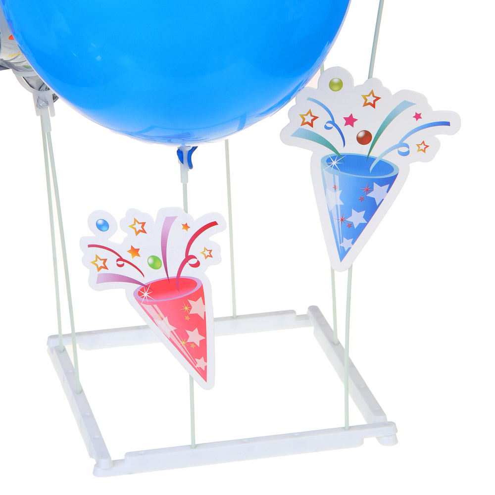 FNtastic Набор воздушных шаров 6шт с подставкой,фольга,пластик,картон, "Happy Birthday",разноцветные - #4