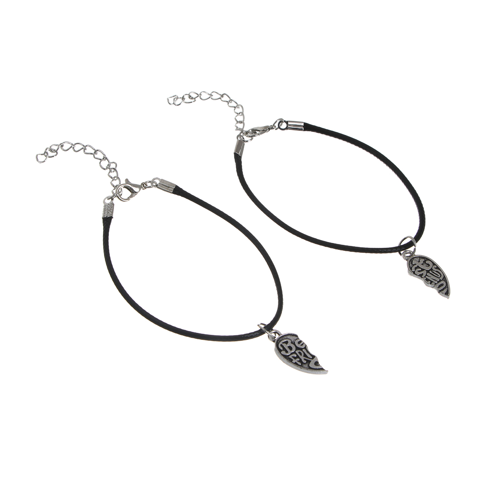 Браслет парный 2шт, d7,5 см, сплав, БЖ25-35 - #2