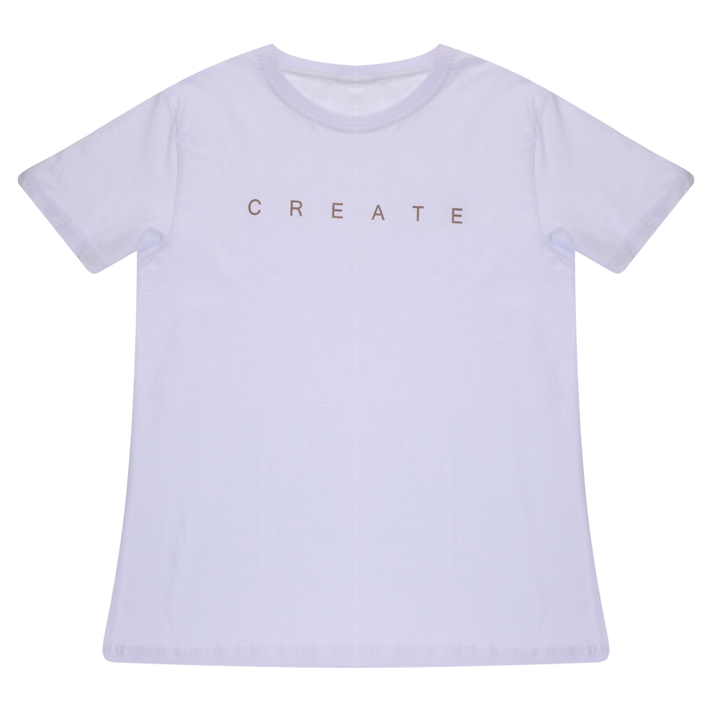 Футболка женская с принтом, р. 48-52, 100% хлопок - #6