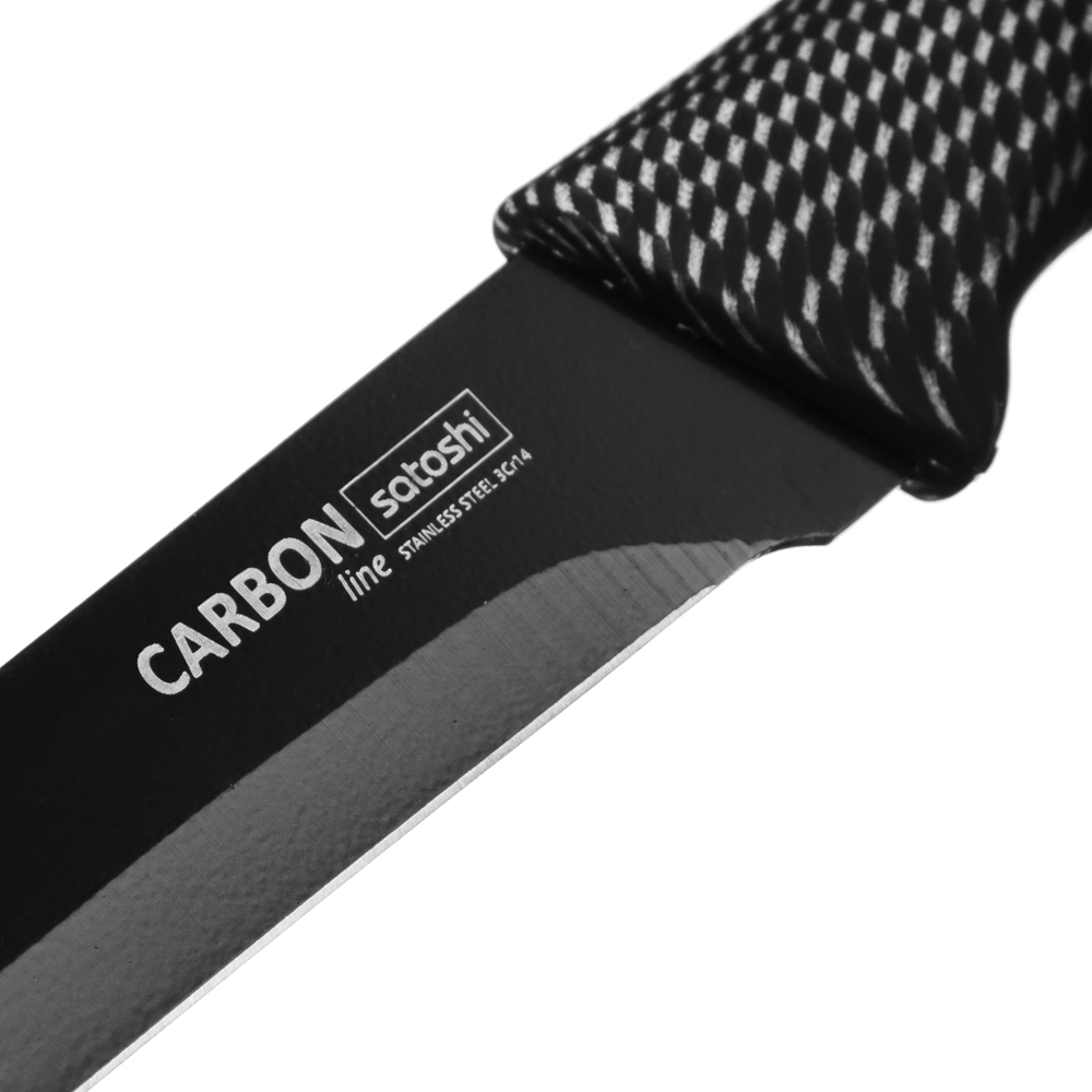 Нож кухонный универсальный 15 см SATOSHI Карбон, нержавеющая сталь - #3