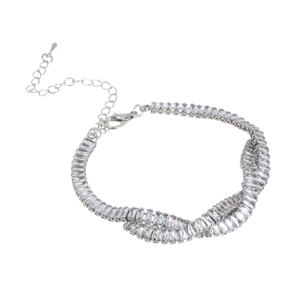 Браслет, медь, цирконий, БЖ25-6 - #1