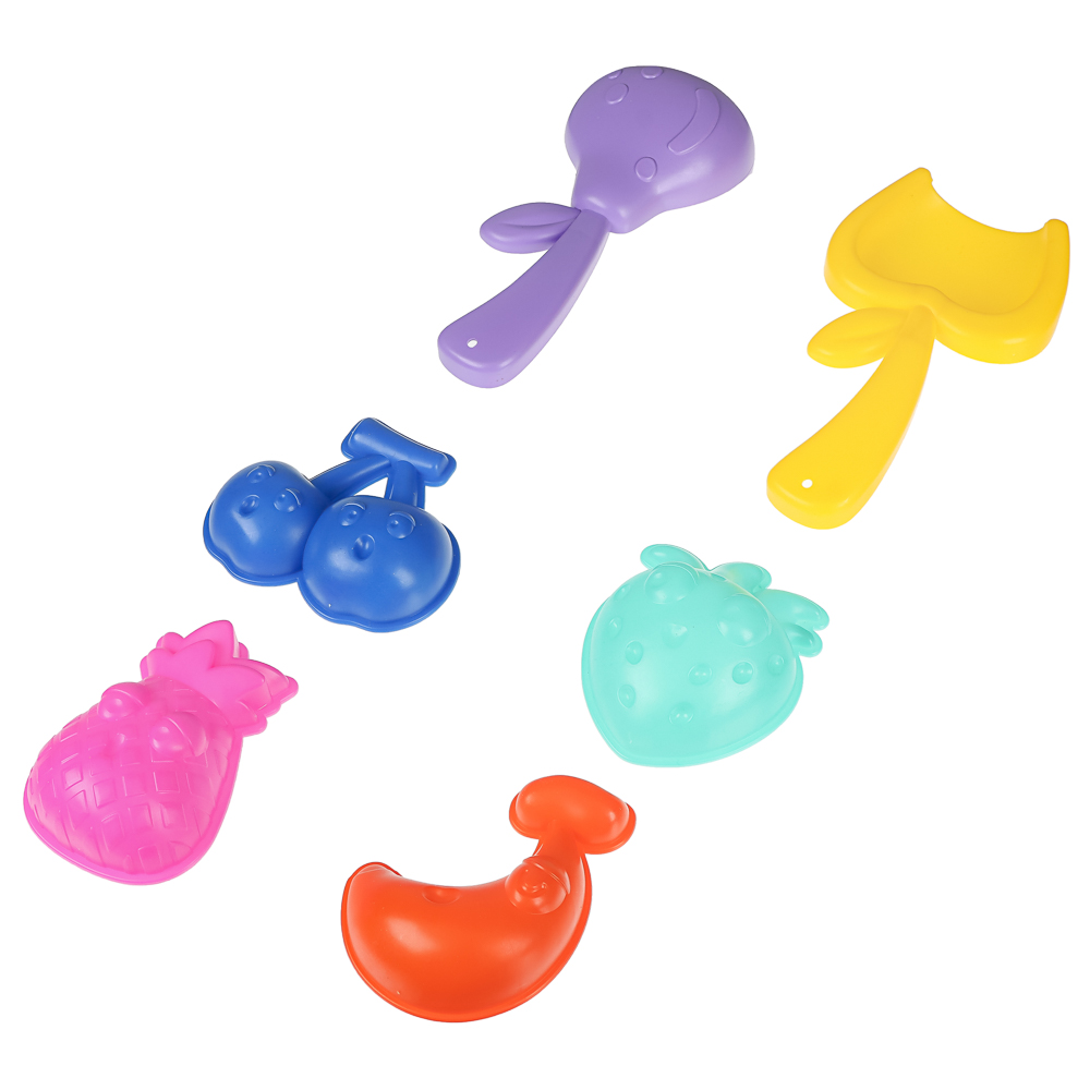 Набор для игры в песке, ИГРОЛЕНД, 6 предметов, пластик, для детей 3+ - #4