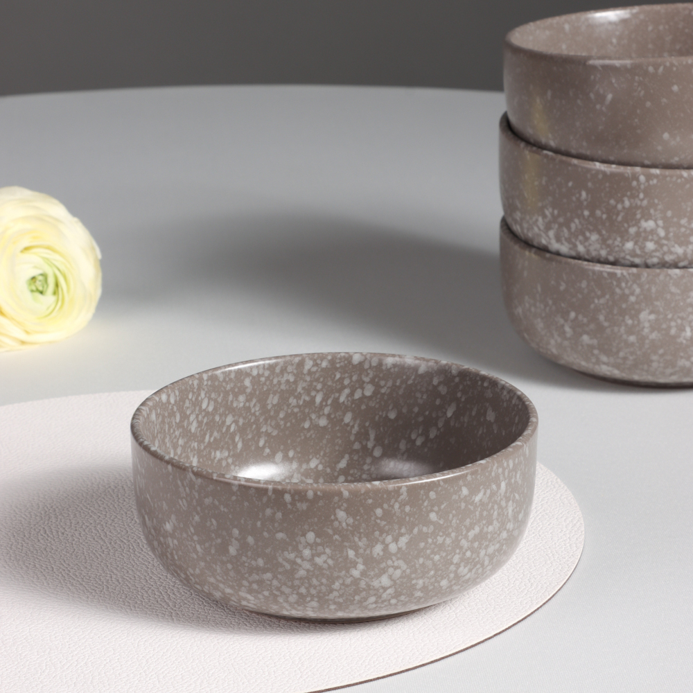 MILLIMI Набор стол.посуды 16пр(тар26см*4, тар20см*4, салатн14см*4, кружка340мл*4) керамика, серый - #15