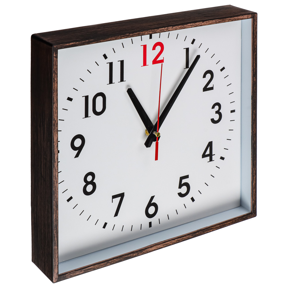 Часы настенные Ladecor Crono, 28 см, деревянная отделка, 2 дизайна - #8
