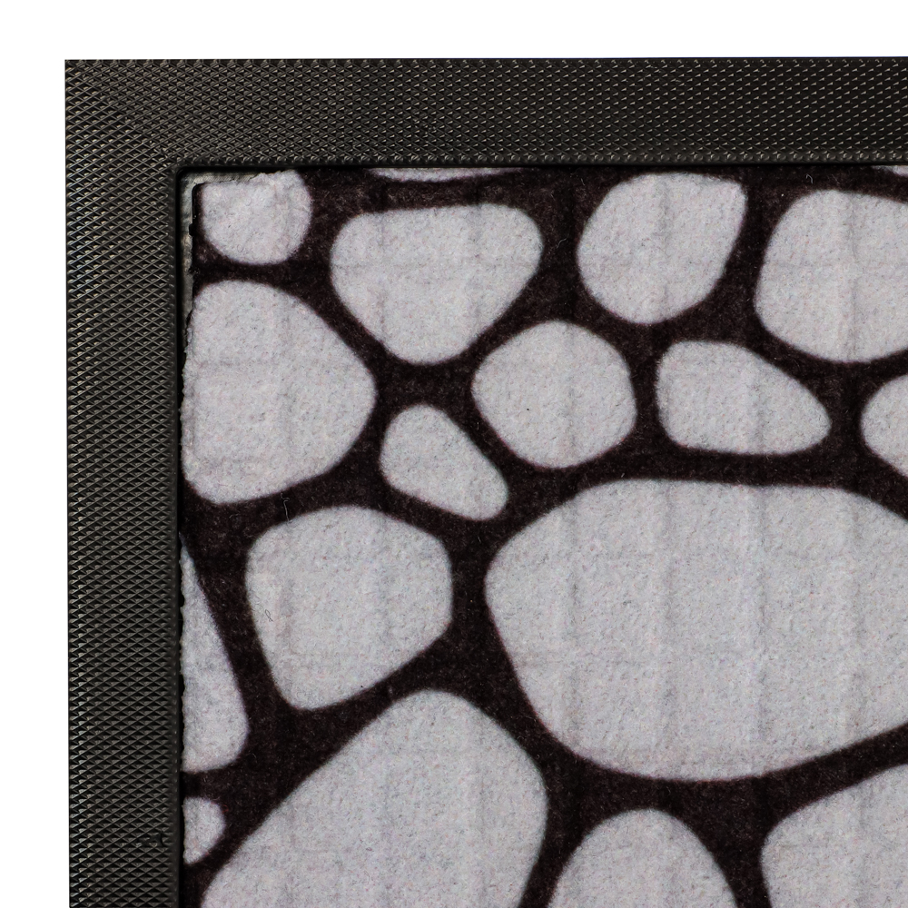 VETTA Коврик придверный, резиновый с ворсом полиэстер, 50x80см, "Знаки" 4 дизайна - #4