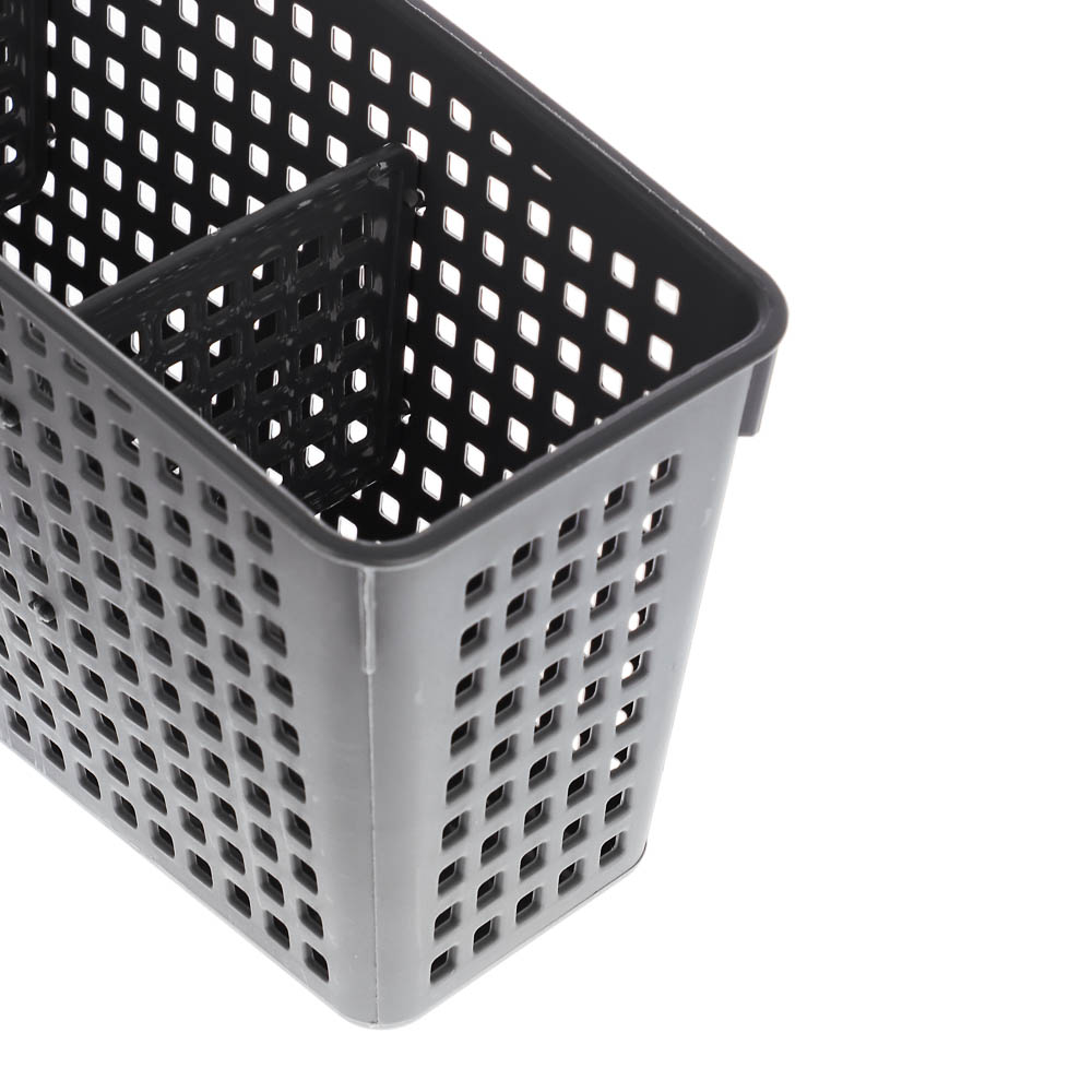 Органайзер Лофт с перегородками 245х95х140 мм белый, серый - #4