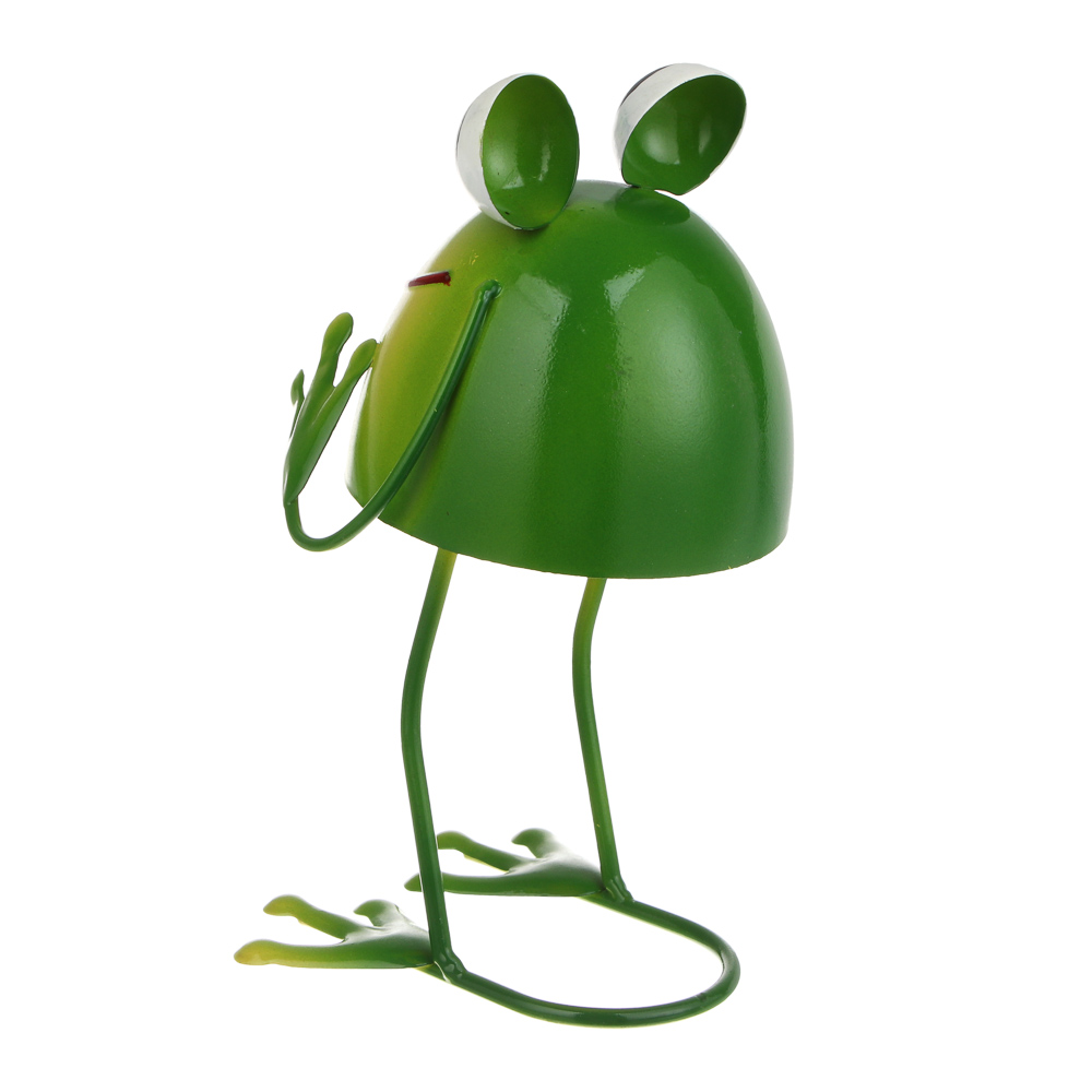 Фигурка садовая "Лягушка" тм INBLOOM, 10х10х19см, металл - #5