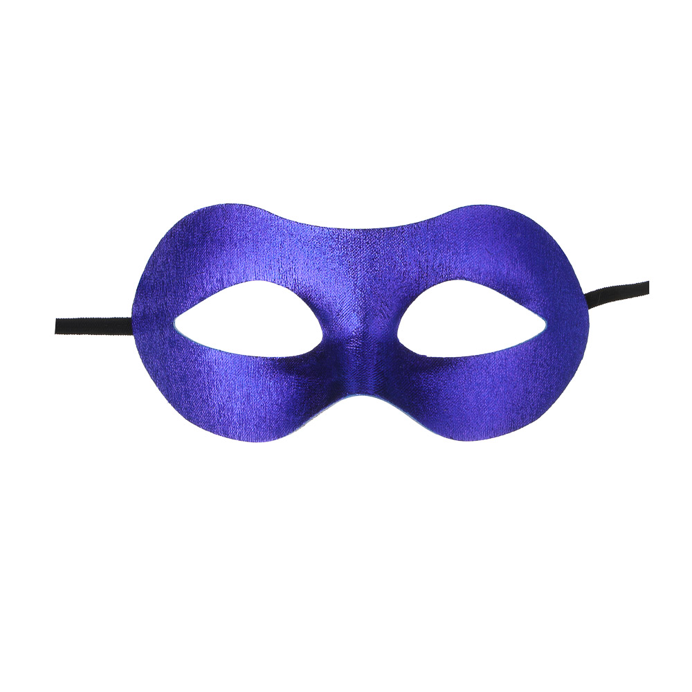 СНОУ БУМ Маска новогодняя блестящая, 19х8см, пластик, 6 цветов - #2