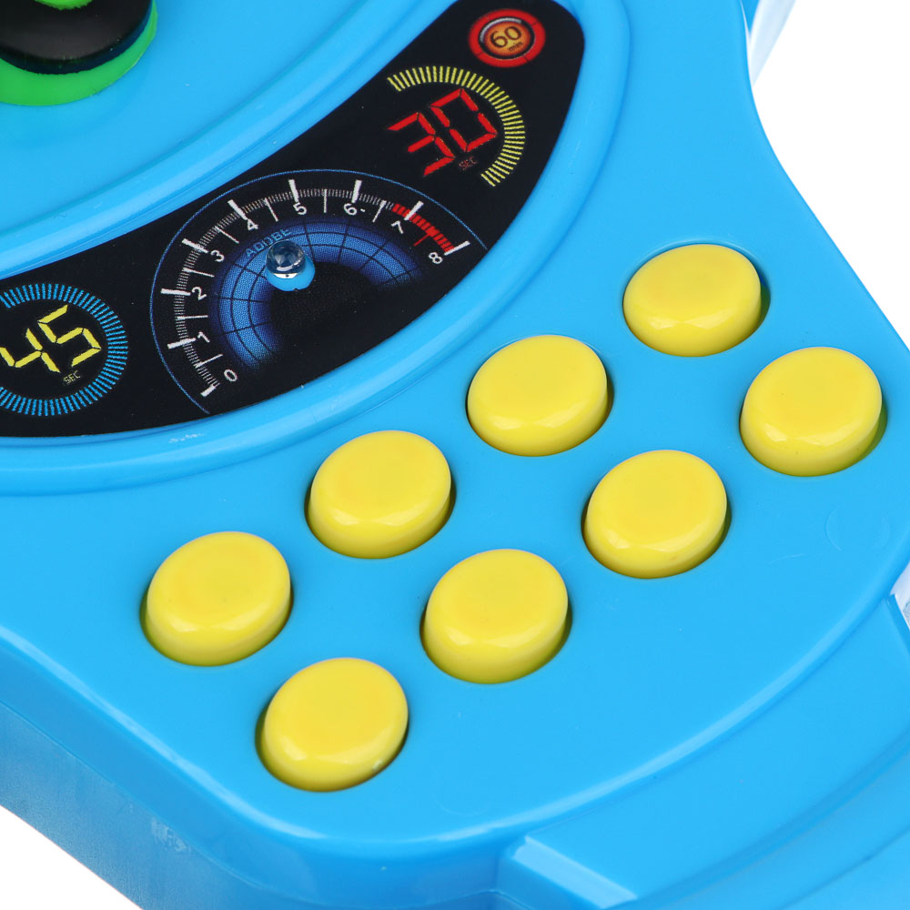 ИГРОЛЕНД Игрушка электронная Руль, свет, звук, ABS, 2хАА, 17,5х17х4см, ZY384010 - #5