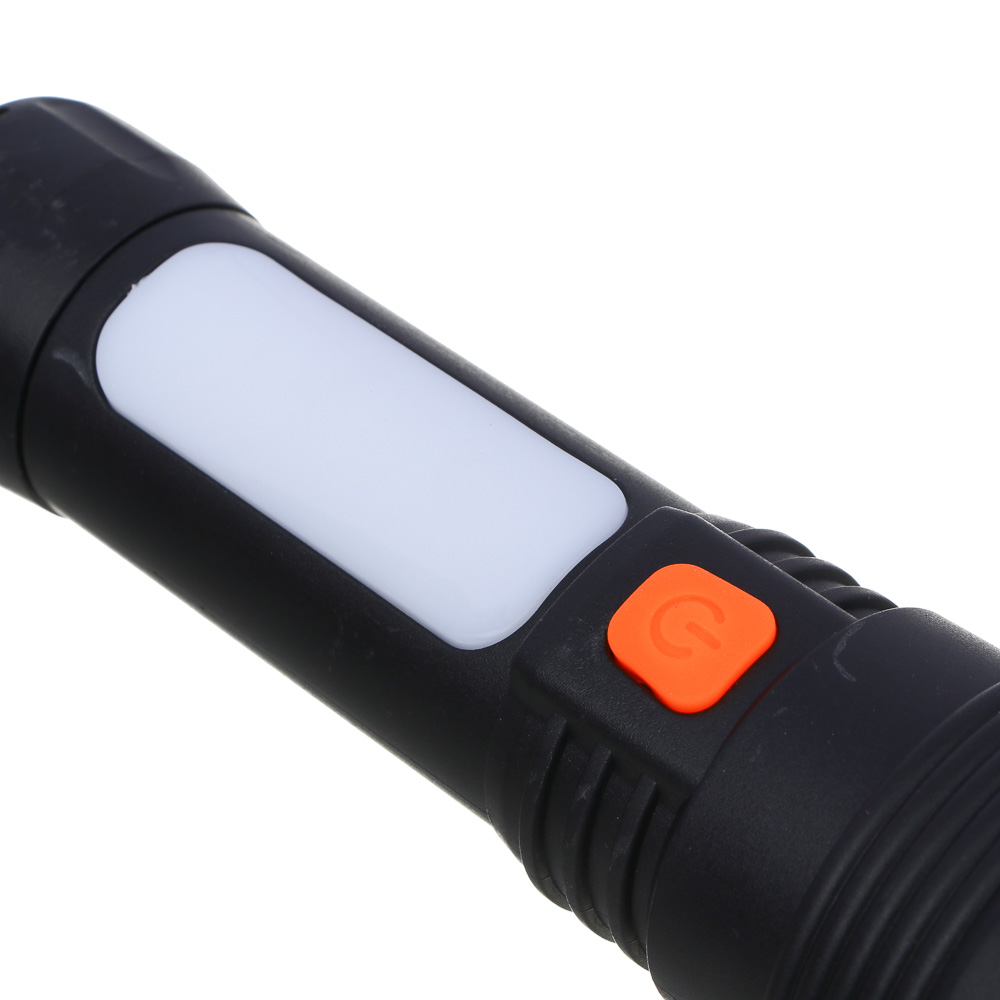 ЕРМАК Фонарь рабочий, XPE+7LED, 4 режима, 600мАч, пластик, 165х55х55 мм, зарядка USB - #4