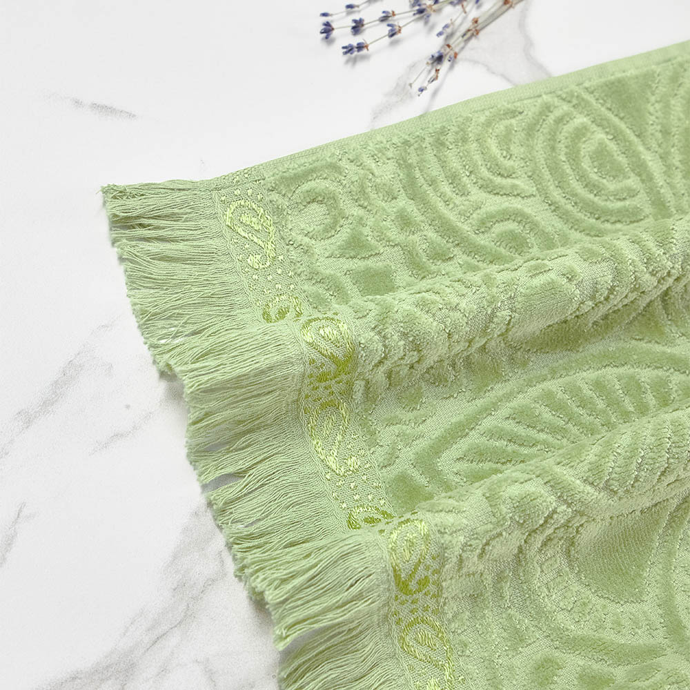 PROVANCE Эвкалипт Полотенце махровое, 100% хлопок, 50х90см, 450гр/м, зеленый - #6