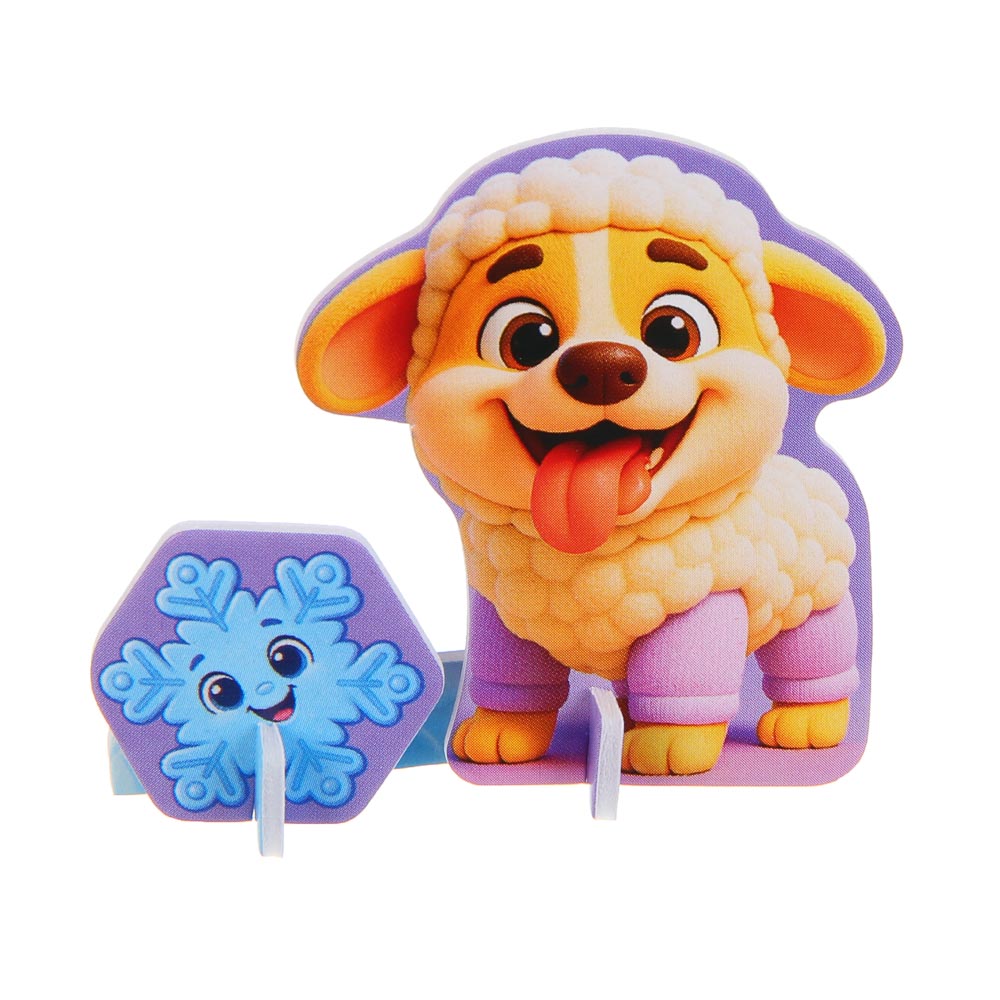 BY 3Д пазл "Зверята", пенокартон, 6х8,4см, 25 дизайнов - #7